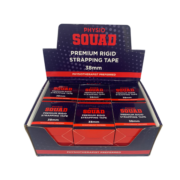 PHYSIO SQUAD - PREMIUM RIGID STRAPPING TAPE - 38mm