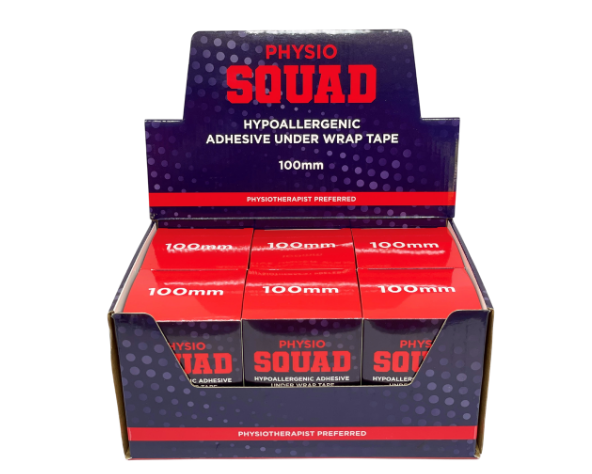 PHYSIO SQUAD - HYPOALLERGENIC ADHESIVE UNDER WRAP TAPE - 100mm